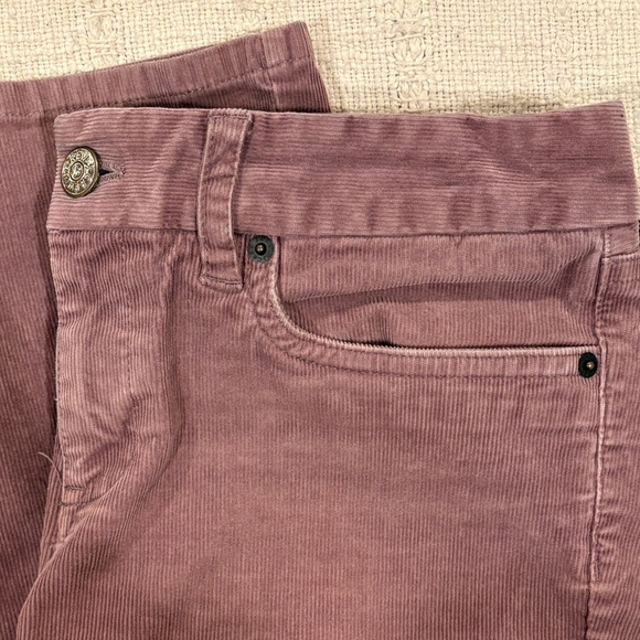 J. Crew Women's Cordoroy Pants in distressed purple - Picture 4 of 5